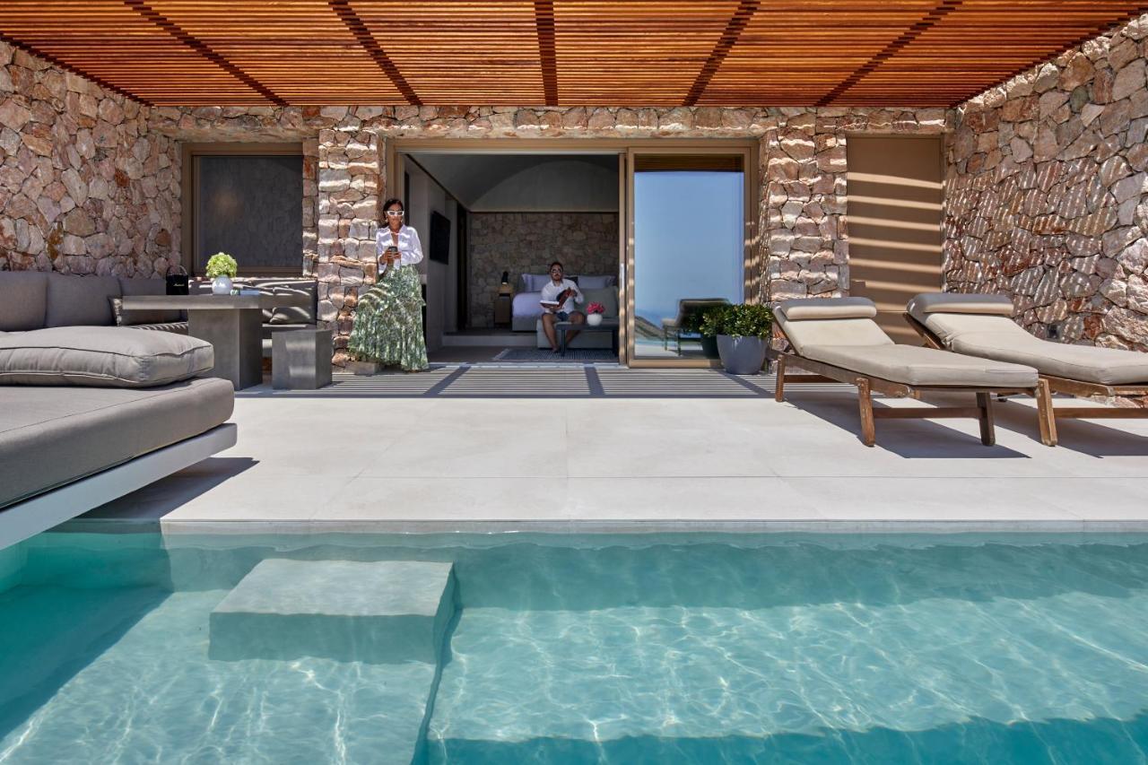 Santorini Sky, The Retreat Villa Pyrgos Kallistis Bagian luar foto